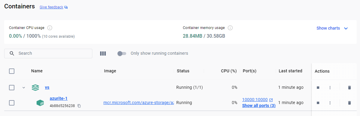 azure functions docker