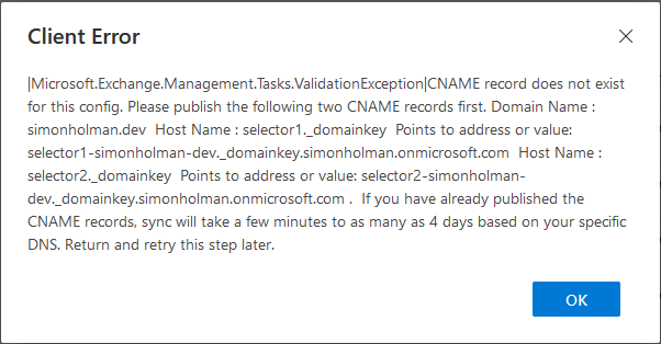 dns not propagated